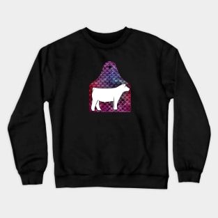 Mermaid Ear Tag - Show Steer - NOT FOR RESALE WITHOUT PERMISSION Crewneck Sweatshirt